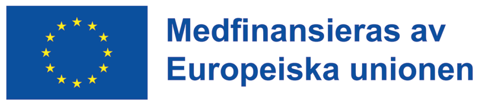 EU-logotyp och text Medfinansieras av Europeiska Unionen